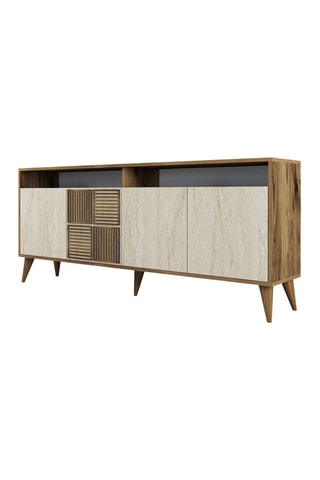 Buffet 4 portes Milan - 180 x 78,6 x 35 cm