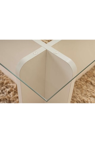 Table basse en verre Flavio - 105 x 30 x 65 cm