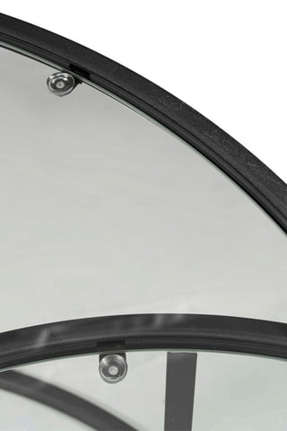 2 tables basses gigognes Tokyo  - Plateaux en verre - 60 x 37 x 60 / 80 x 43 x 80 cm