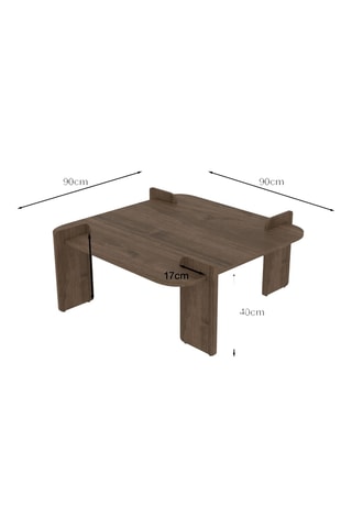Table basse - 90 x 40 x 90 cm