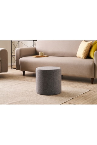 Pouf en bois - Anthracite