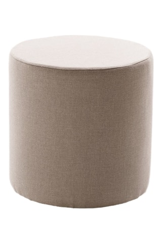 Pouf en bois - Beige
