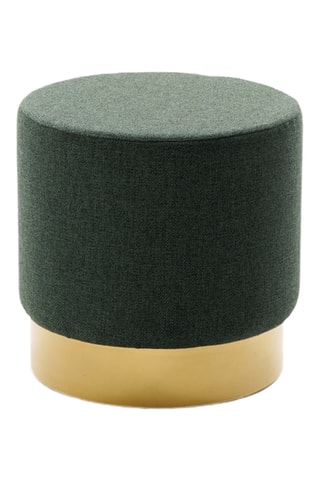 Pouf en bois - Vert