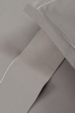 2 Katoensatijnen Kussenslopen 80 Draad/cm² Uni 1 Baratta - Taupe