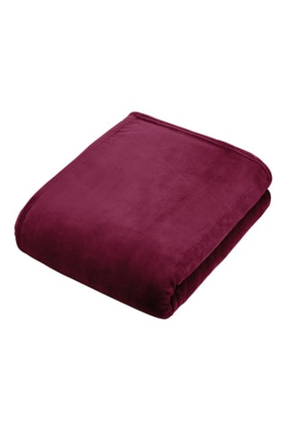 Maxi Plaid Bordeauxrood - 180 x 220 cm