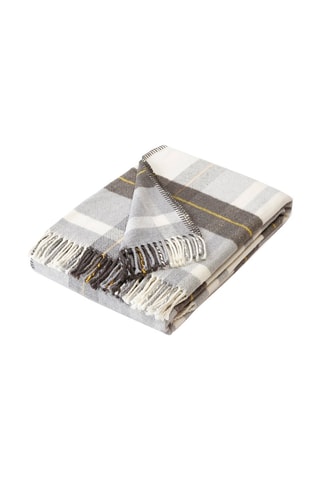 Plaid Blauw en Wit - 130 x 170 cm