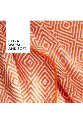 Plaid Milan- Oranje - 130 x 180 cm