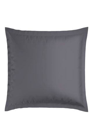 Katoensatijnen Kussensloop 80 Draad/cm² Paisley- Donkergrijs en Wit