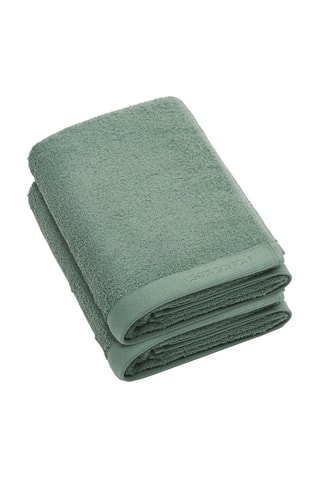 2 Badlakens Flessengroen - 70 x 140 cm