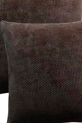 Housse de coussin Robin - Marron - 45 x 45 cm
