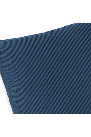 Housse de coussin Corduroy - 
Bleu - 45 x 45 cm
