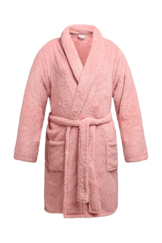 Badjas Uni - Lichtroze