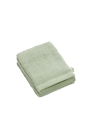 4 Washandjes Amandelgroen