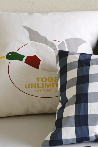 Katoenen Kussensloop 57 Draad/cm² Togs - Taupe