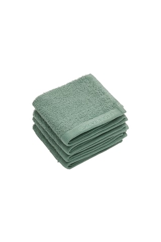 4 Handdoeken Lagoon - Groen - 30 x 30 cm