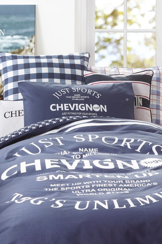 Katoenen Kussensloop 57 Draad/cm² Just Sports - Blauw