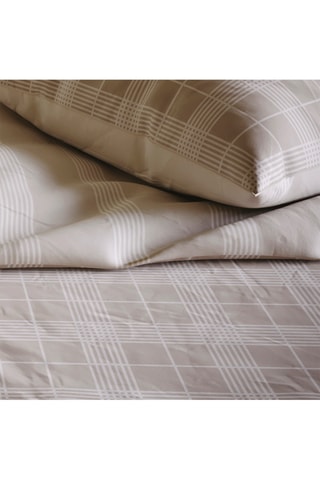 2 Perkalkatoenen Kussenslopen 80 Draad/cm² - Taupe