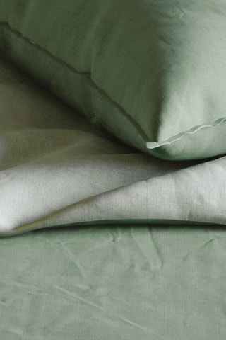 Katoenen Kussensloop 57 Draad/cm² Uni - Groen