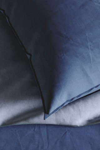 Katoenen Kussensloop 57 Draad/cm² Uni - Blauw