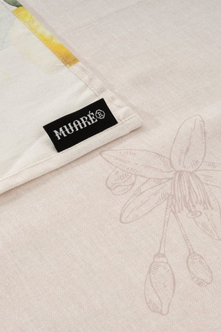 Tovaglia antimacchia rettangolare - Beige e giallo 