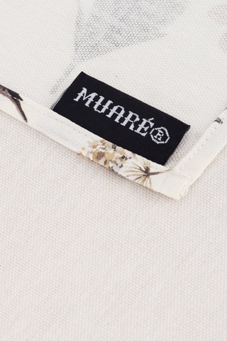 Tovaglia antimacchia rettangolare - Bianco e rosa