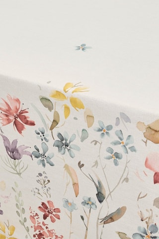 Tovaglia antimacchia rettangolare - Bianco e rosso