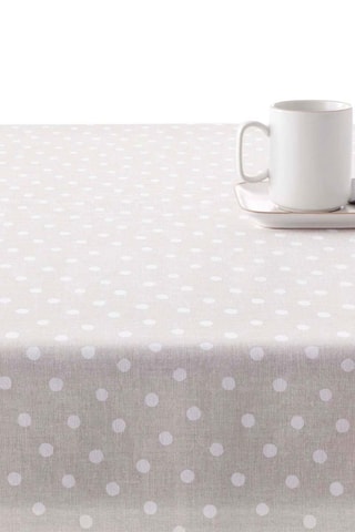 Tovaglia antimacchia - Grigio chiaro e bianco