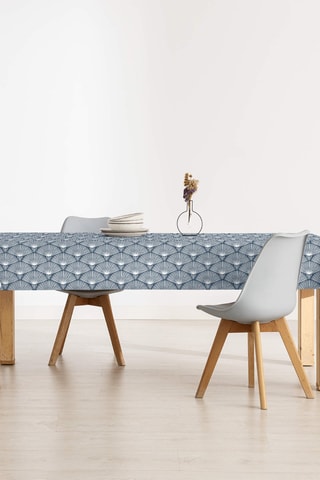 Tovaglia antimacchia - Blu e bianco