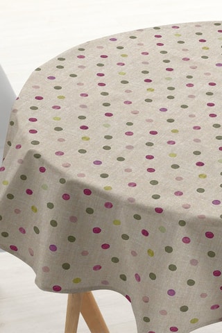 Tovaglia antimacchia - Beige e rosa 