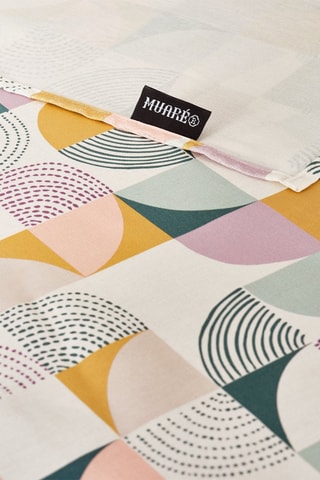 Tovaglia in cotone bio - Verde e senape 