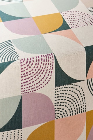 Tovaglia in cotone bio - Verde e senape 