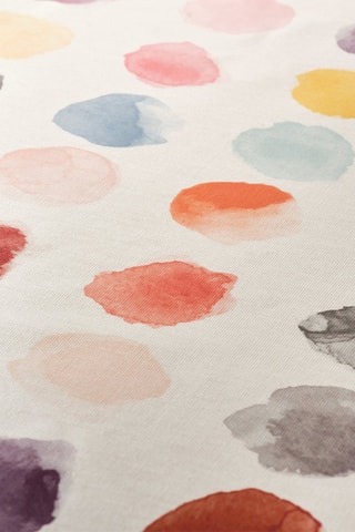 Tovaglia antimacchia - Bianco e rosso 