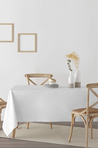 Tovaglia antimacchia Liso  - Bianco