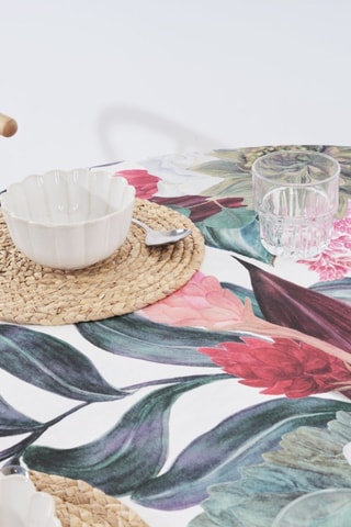 Tovaglia rotonda antimacchia - Bianco