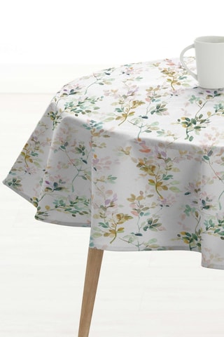 Tovaglia rotonda antimacchia - Bianco