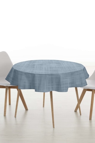 Tovaglia rotonda antimacchia 0120-19 - Blu