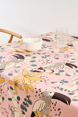 Tovaglia in cotone bio - Rosa