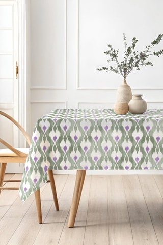 Tovaglia antimacchia Tevy - Malva e verde