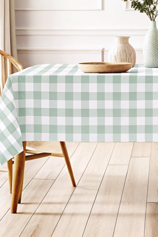 Tovaglia antimacchia - Verde e bianco