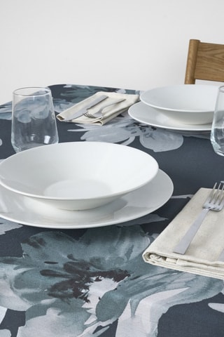 Tovaglia antimacchia Big Flowers - Blu