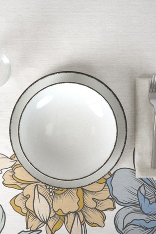 Tovaglia antimacchia Big Flowers - Bianco