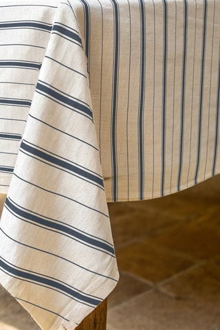 Tovaglia antimacchia Colima - Bianco e navy