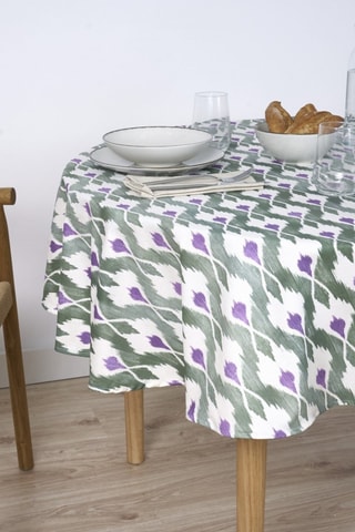 Tovaglia antimacchia Tevy - Malva e verde