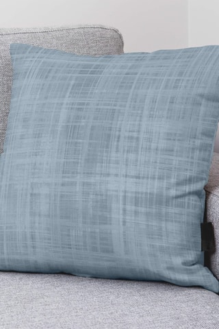 Copricuscino in cotone bio - Blu - 50 x 50 cm