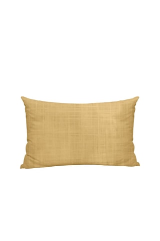 Copricuscino in cotone bio - Giallo - 30 x 50 cm