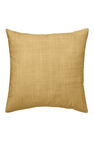 Copricuscino in cotone bio - Giallo - 50 x 50 cm