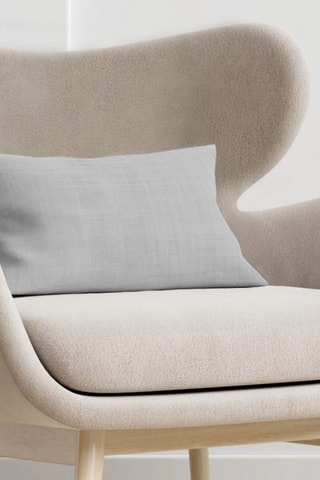 Copricuscino in cotone bio - Grigio - 30 x 50 cm