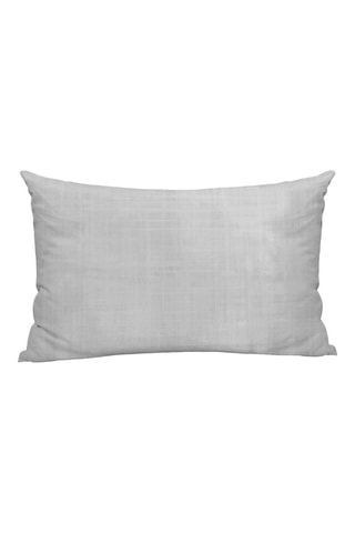 Copricuscino in cotone bio - Grigio - 30 x 50 cm