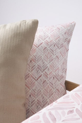 Copricuscino in cotone bio Kan - Rosa - 30 x 50 cm