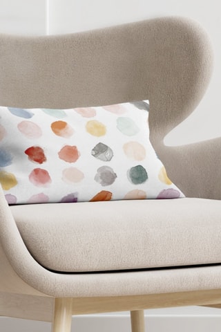 Copricuscino in cotone bio - Bianco - 30 x 50 cm